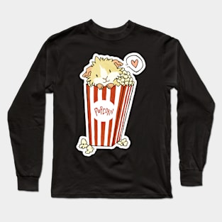 Guinea Pig in Popcorn Long Sleeve T-Shirt